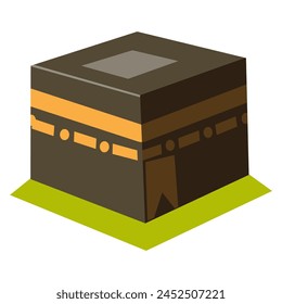 Kabah Hand Drawing, Kabah Illustration