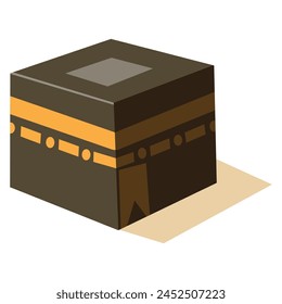 Kabah Hand Drawing, Kabah Illustration