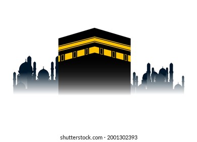 Ka'bah Icon vector Conceptual Design