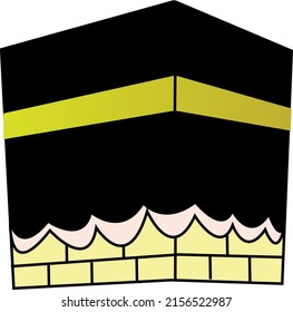 Kabah islamic flat vector, vectors. Islamic wallpaper