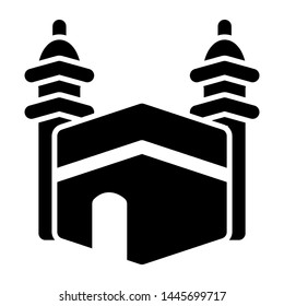 kabah solid style icon for mobile apps and website or any purpose 