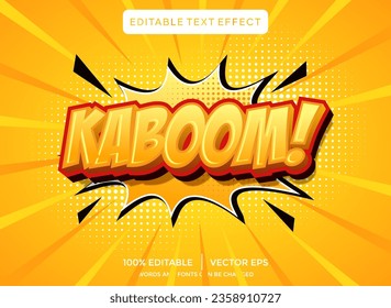 kaboom 3D-Texteffekt-Vorlage