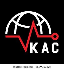 KAC letter design. KAC letter technology logo design. KAC Monogram logo design for an entrepreneur and business.