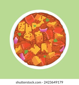 
Kadai paneer is a typical food from North India