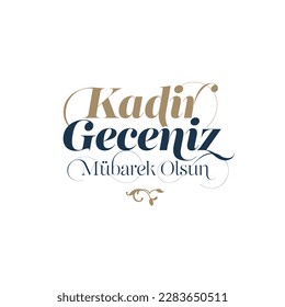 Kadir Geceniz Mübarek Olsun
islamic typography. Translation: Have a blessed night of power.