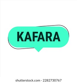 Kafara turquoise Vector Callout Banner with Information on Making Up Missed Fast Days