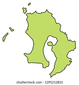 Kagoshima Map frame icon