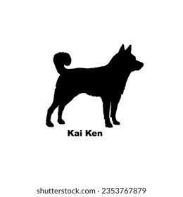 Kai Ken dog silhouette dog breeds Animal Pet