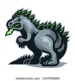 Kaiju Monster in Vector Illustration