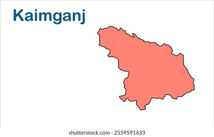 Kaimganj subdivision map, Farrukhabad District, Uttar Pradesh State, Republic of India, Government of  Uttar Pradesh, Indian territory, Eastern India, politics, village, tourism