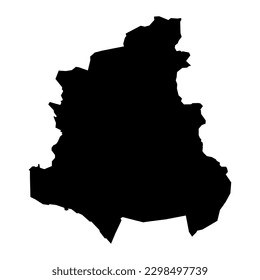 Kainuu map, region of Finland. Vector illustration.