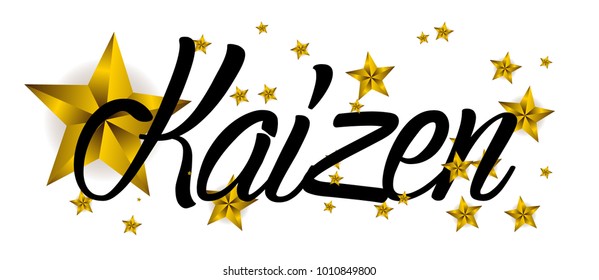 kaizen han mean spirit until death from japan, beautiful greeting card