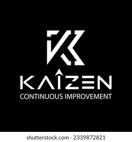 kaizen logo design vector template