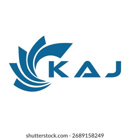 Projeto da carta KAJ. Projeto do logotipo da tecnologia da carta KAJ. KAJ Monogram design logotipo para um empresário e empresa.
