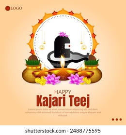 Kajari Teej, celebrated primarily in North India, is a traditional Hindu festival that falls on the third day of the Krishna Paksha in the month of Bhadrapada.