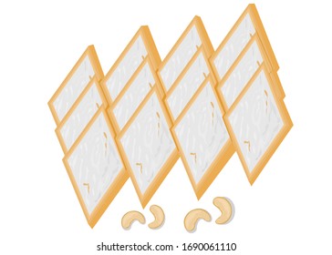 95 Kaju katli Stock Vectors, Images & Vector Art | Shutterstock