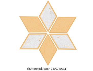 Kaju katli indian Sweets Vector