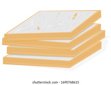Kaju katli indianische Süßigkeiten Vektorillustration