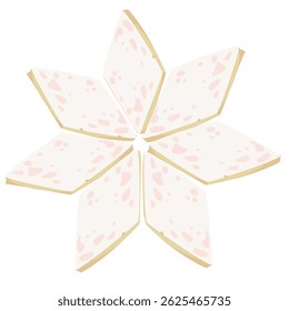 Kaju katli indian Sweets. Vector illustration