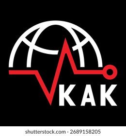 KAK letter design. KAK letter technology logo design. KAK Monogram logo design for an entrepreneur and business.