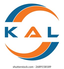 Diseño de letra KAL. Diseño de logotipo de tecnología de letras KAL. Diseño de logo KAL Monogram para un emprendedor y negocio.