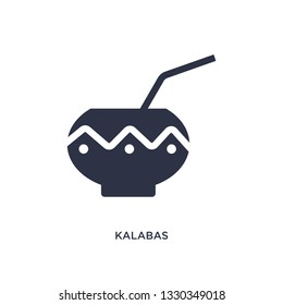 kalabas icon. Simple element illustration from culture concept. kalabas editable symbol design on white background. Can be use for web and mobile.