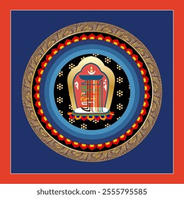 Kalachakra Mandla Digital Thangka Art