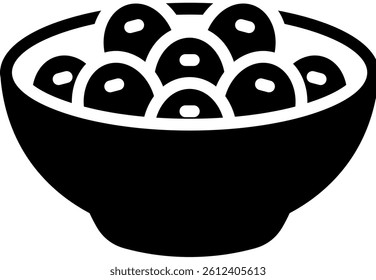Kalamata Icon Glyph Vector Illustration