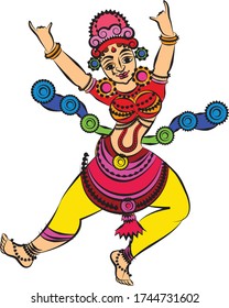 114 Andhra costume Stock Illustrations, Images & Vectors | Shutterstock