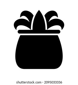 kalash icon or logo isolated sign symbol vector illustration - high quality black style vector icons
