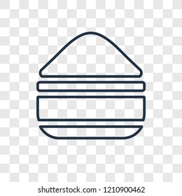 Kalasha concept vector linear icon isolated on transparent background, Kalasha concept transparency concept in outline style
