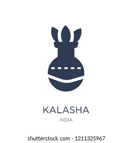 Kalasha icon. Trendy flat vector Kalasha icon on white background from india collection, vector illustration can be use for web and mobile, eps10