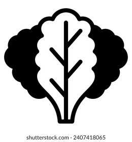 Kale icon illustration for uiux, web, app, infographic, etc