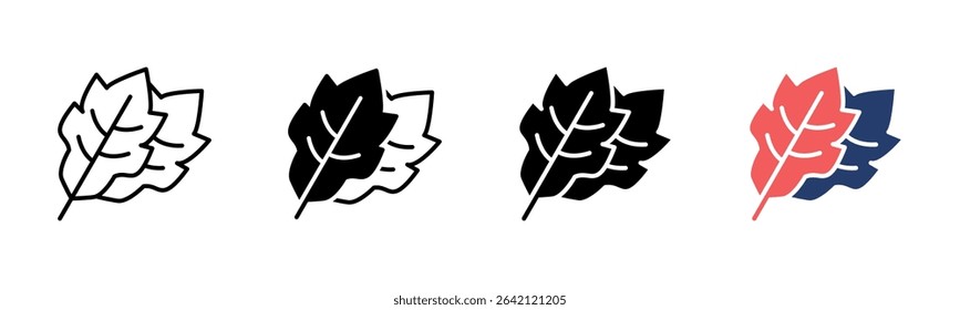 Kale icon sheet multiple style collection