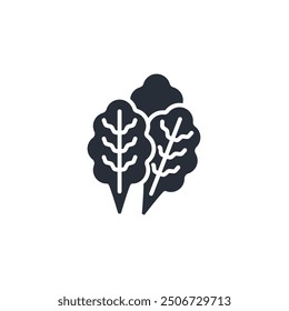 kale icon. vector.Editable stroke.linear style sign for use web design,logo.Symbol illustration.