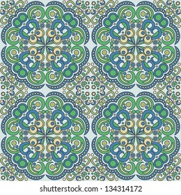 kaleidoscope abstract seamless vector background