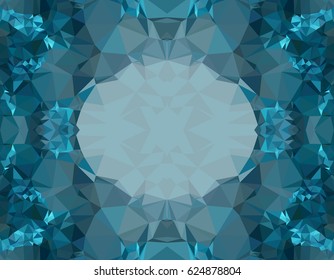 Kaleidoscope background. Design element for book covers, presentations layouts, title backgrounds. vector clip art.