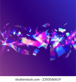 Kaleidoscope Background. Unicorn Foil. Disco Realistic Sunlight. Modern Art. Violet Shiny Glare. Transparent Confetti. Falling Glitter. Metal Prism. Purple Kaleidoscope Background svg