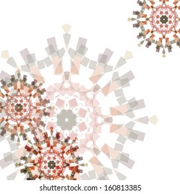Kaleidoscope Background. Vector Illustration.