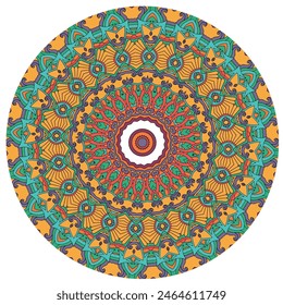 A Kaleidoscope of Colors: Exploring the Multifaceted Beauty of a Multi Color Mandala