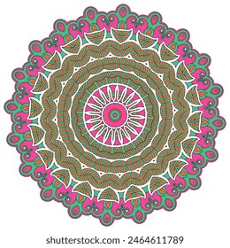 A Kaleidoscope of Colors: Exploring the Multifaceted Beauty of a Multi Color Mandala