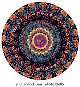 A Kaleidoscope of Colors: Exploring the Multifaceted Beauty of a Multi Color Mandala