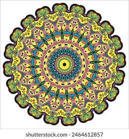 A Kaleidoscope of Colors: Exploring the Multifaceted Beauty of a Multi Color Mandala