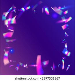 Kaleidoscope Confetti. Purple Blur Texture. Shiny Vaporwave Sunlight. Rainbow Glare. Luxury Art. Glitch Glitter. Retro Burst. Webpunk Foil. Violet Kaleidoscope Confetti