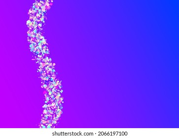 Kaleidoscope Effect. Bokeh Background. Glamour Art. Birthday Tinsel. Digital Foil. Violet Blur Texture. Shiny Burst. Party Vaporwave Serpentine. Purple Kaleidoscope Effect