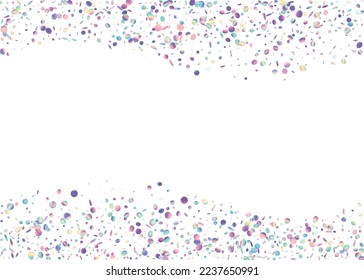 Kaleidoscope Effect. Falling Texture. Party Design. Glamour Foil. Shiny Festival Illustration. Unicorn Art. Blue Retro Tinsel. Carnival Background. Pink Kaleidoscope Effect