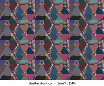 Kaleidoscope fractal animation. Looped motion video background.