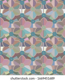 Kaleidoscope fractal animation. Looped motion video background.