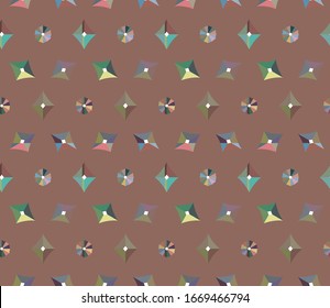 Kaleidoscope fractal animation. Looped motion video background.