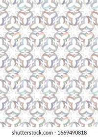 Kaleidoscope fractal animation. Looped motion video background.